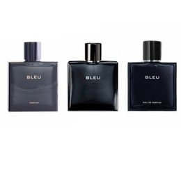 豪華なデザイナーの香の男香水bleu男性100ml持続する男性消臭剤速い輸送ケルン