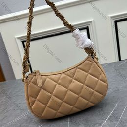 2024 Designer Women Crossbody Shoulder Handbag Lady Hobo Underarm Bag Genuine Leather Purse Pouch Chain Messenger Bags Classical Letter Diamond Pattern