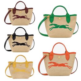 Mini Raffias Straw weave shop bag strap Womens handbag summer keepall beach bags Luxury crossbody tote weekend Designer bag mens Shoulder Clutch Basket luggage bags