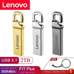 Adapter Lenovo Usb3.0 Pen Drive 2TB Cle Usb Flash Drives 1TB High Speed Pendrive 512GB Portable SSD Memoria Usb Flash Disk Free Shipping