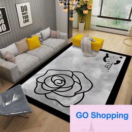 High-Grade Living Room Sofa Table Carpet Light Top Brand Simplicity Modern Bedroom Full of Non-Slip Stain-Resistant Carpets