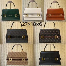 Brand Handbag Designer Hot Selling 50% Discount Handbags New Printed Old Flower Large Capacity Belt Decoration Handheld Shoulder Bag Tote