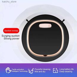 Robot Vacuum Cleaners 2024 NEW USB Wireless Vacuum Cleaner Robot 3 In 1 Sweeping Mopping Household Cleaning Robot Floor Carpet Sweeper Dust CollectSK9R