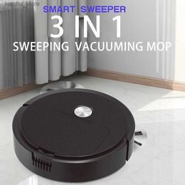 Robot Vacuum Cleaners 3 In 1 Smart Sweeping Robot Home Mini Sweeper Sweeping and Vacuuming Wireless Vacuum Cleaner Sweeping Robots For Home Use Y240KJ3N