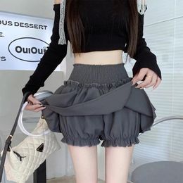 Skirts Ballet Ruffle Skirt Small Woman's Korean Version Summer High-waisted Slimming Cake Puffy Short Sweet Girls Dresses