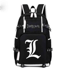 Anime Death Note USB Backpack School Bags Bookbag Men Women Travel Laptop Rucksack Kids Knapsack Gift 2202106225914
