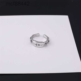 Designer Hearts Ring for Women Men Luxury Classic Ch Band Fashion Unisex Cuff Couple Chromees Gold Jewellery Gift RMNT