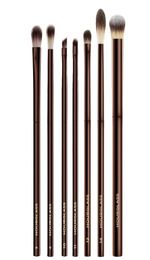 hourglass eye makeup brushes set Luxury Eyeshadow Blending Shaping Contouring Highlighting Smudge Brow Concealer Liner Cosmetics T4380955
