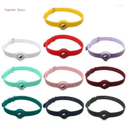 Dog Apparel Pet Silicone Collar For AirTag Protective Case Holder Water Proof Cat Adjustable Collars Small Dogs 6XDD