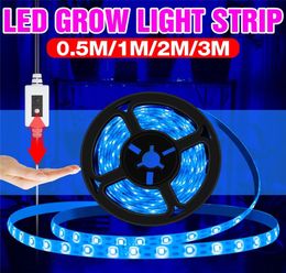 5V USB LED Grow Lights Strip Hand Sweep Lamp Plants Tent Full Spectrum Fitolampy Flower Seedling Plant Light Growing Phyto Lamps3357691