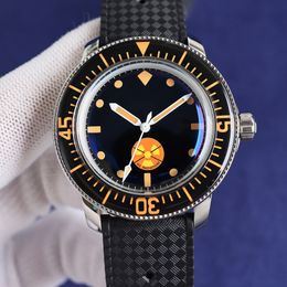 Watchman Luxury Watch for Men Automatic Mechanical 9015 Movement Watch Sapphire Crystal Rubber Strip 45mm Super Luminous Montre de Luxe Fashion 10A Watch
