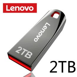 Adapter Lenovo 2TB Usb 3.0 Flash Drives High Speed Metal Pendrive 1TB 512GB 256GB Portable Usb Drive Waterproof Memoria Usb Flash Disc