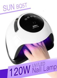 120W UV Lamp Led Nail Dryer Professional Gel Nail Lamp For Nails All Gel Polish Sensor Sun Led Light Nail Art Manicure Tool Y191022733320