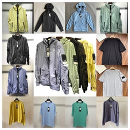 2024 Moda Erkek Hoodies Sweatshirts Erkek Ceketler Tasarımcı Cep Taşı Iland Ceket Uzun Kollu Fermuar Rozetleri Erkek Şirket Gündelik Ceket Rüzgar Yasağı
