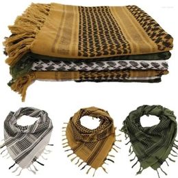 Bandanas Tactical Hunting Scarf Men Women Military Shemagh Desert Keffiyeh Head Neck Arab Wrap Hiking Mask