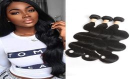 Malaysian Virgin Hair Mink 3 Bundles Human Hair Wefts Body Wave 3 Pieceslot 830inch Natural Color4516822