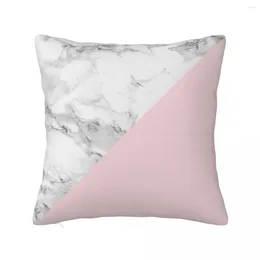 Pillow Marble Pink Pastel Color. Classic Geometry. Throw Luxury Sofa Pillows Decor Home Christmas Covers