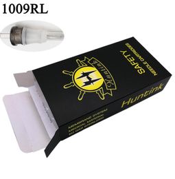 1009RL Tattoo Needle Cartridge Clear Colour With Membrance And Stabiliser Compatible With All Standard Cartridge Grips and Rotary M3042795