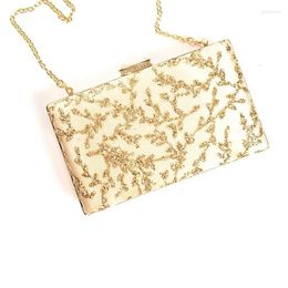 Evening Bags Luxury Women Bag Fashion Sequins Ladies Clutch Designer Party Wedding Handbag Shiny Chain Shoulder