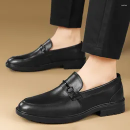 Casual Shoes Men Loafers Slip On Light Genuine Leather 2024 Autumn Male Outdoor Walking Soft Men's