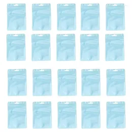 Storage Bags Mylar Food Sealable For Packaging 20pcs Resealable Lipgloss Jewelry Eyelash Small