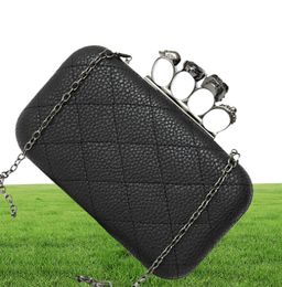 Evening Bags XGRAVITY 2021 Fashion Skull Finger Elegant Chain Bag Women Casual Clutches Handbags Envelope Ladies Ghost 0503116706