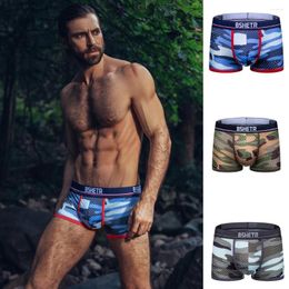 Underpants 3PC Men's Soft Camouflage Briefs Knickers Shorts Sexy Underwear Breathable Cuecas Calzoncillos Wholesale