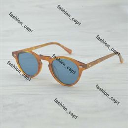 Oliver People Sunglasses Wholesale-Gregory Peck Brand Designer Men Women Sunglasses Olive Sunglasses Polarized Sung186 Retro Sun Glasses Oculos De Sol OV 5186 835