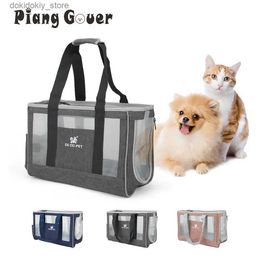 Dog Carrier Pet Carrier Bag Transporter Portable Single Shoulder Bags Cat Small Dog Travel Carrier Handbag L49