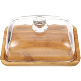 Dinnerware Sets Butter Dish Container For Counter Tray Keeper Cheese With Cover Practical