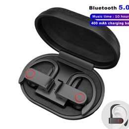 A9 TWS 50 Bluetooth Earphone wireless earbuds Earhook sports Earbuds Bluetooth Headset IPX5 waterproof headphones with mic charg2838373 2024