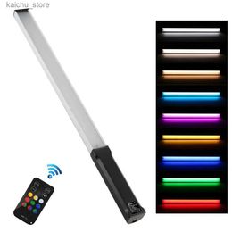 Continuous Lighting PULUZ RGB Colour photo LED stick with adjustable Colour temperature handheld LED video fill light with remote control CRI 95+ Y240418