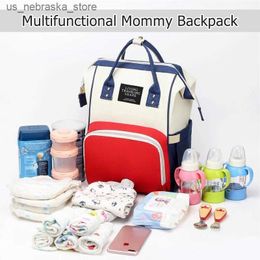 Diaper Bags Fashionable Mummy Pregnant Womens diapers sleeping bags large capacity travel backpacks mother care baby female pregnancy polyester Q240419