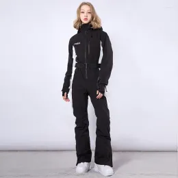 Jackets Skiing Jackets 2023 Outdoor Warm Ski Jumpsuit Man Winter Sport One Piece Snowsuit Women Waterproof Snowboard Female Overalls Cloth