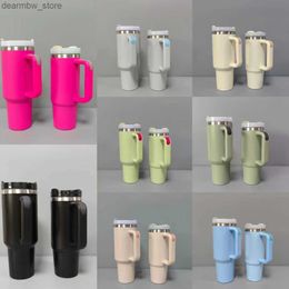 water bottle 40oz Stainss Steel Tumbrs Mugs Cups Keep Warm Cold Insulation with Lids Straw