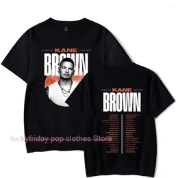 Men's T Shirts Kane Brown T-shirts IN THE AIR TOUR 2024 Concert Merch Print Unisex Trend Casual Short Sleeve Top