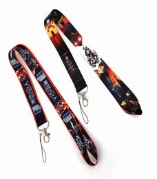 2021Whole New 20pcs Japan Anime Attacking Giant Lanyard Fashion Keys Mobile Phone Neck ID Holders for Car Key ID Card Mobile P1624539