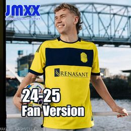 JMXX 24-25 Nashville Soccer Jerseys Home Away Third MLS Special Mens Uniforms Jersey Man Football Shirt 2024 2025 Fan Version