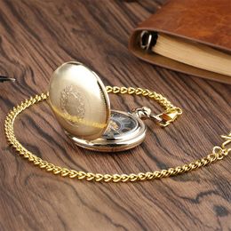 Classic Gold Mechanical Hand Winding Pocket Watch Shield Snake Pattern Vintage Pendant Manual Machinery Timepiece Gifts Male 240416