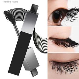 Mascara Black Box Square Tube Can Bend Thick Lengthening Waterproof Mascara Private Label Custom y Eye Makeup Bulk L410