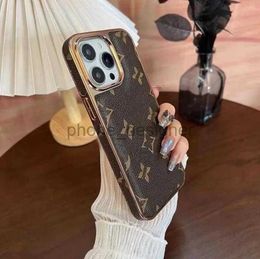 Luxury Designer Brand Phone Cases for iPhone 14 15 Promax 12 13 Pro max 12Pro 13Pro Fashion Cover PU Leather Case YY86762