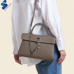 Designer bag Cafunes bag stance women handbag crossbody real leather handheld vintage sacoche classic luxury business commuter shoulder bag Large capacity tote