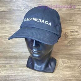 Designer Baseball Hat Embroidered Summer Fashion Ball Cap Belenciagaa Black Baseball Strap Hat UnisexwlG1SB