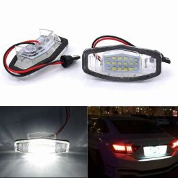 Error Free White LED Number Licence Plate Light Lamp For Honda Civic City Legend Accord ZZ