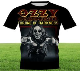 CLOOCL 3D Printed Tshirts Rock Singer Ozzy Osbourne DIY Tops Mens Personalized Casual Clothes Slim Short Sleeve Street Style Shir3452385