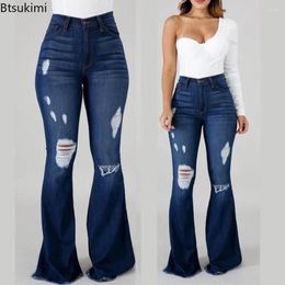 Women's Jeans 2024 Casual High Waist For Women Fashion Slim Hip Lift Stretch Denim Pants Street Female Trousers S-3XL