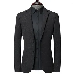 Men's Suits High Quality Suit Coat Fashion Casual Blazers Men Top Male Solid Business Mens Coats And Jackets Plus Size 4xl