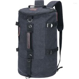 Backpack Fashion Large Capacity Women Men Travel Backpacks Casual Canvas Shoulder Bags Outdoor Hiking Camping Rucksacks Climbing