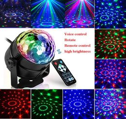 Portable Laser Stage Lights Disco RGB Seven mode Lighting Mini DJ Laser with Remote Control For Christmas Party Club Projector Via2474839