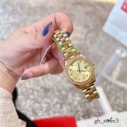 High Quality Womens Watch Designer Watch 28 Mm Date Women Diamond Designer Gold Watch Just Christmas Mother's Day Gift Watches Sapphire Montre De Luxe R3 489